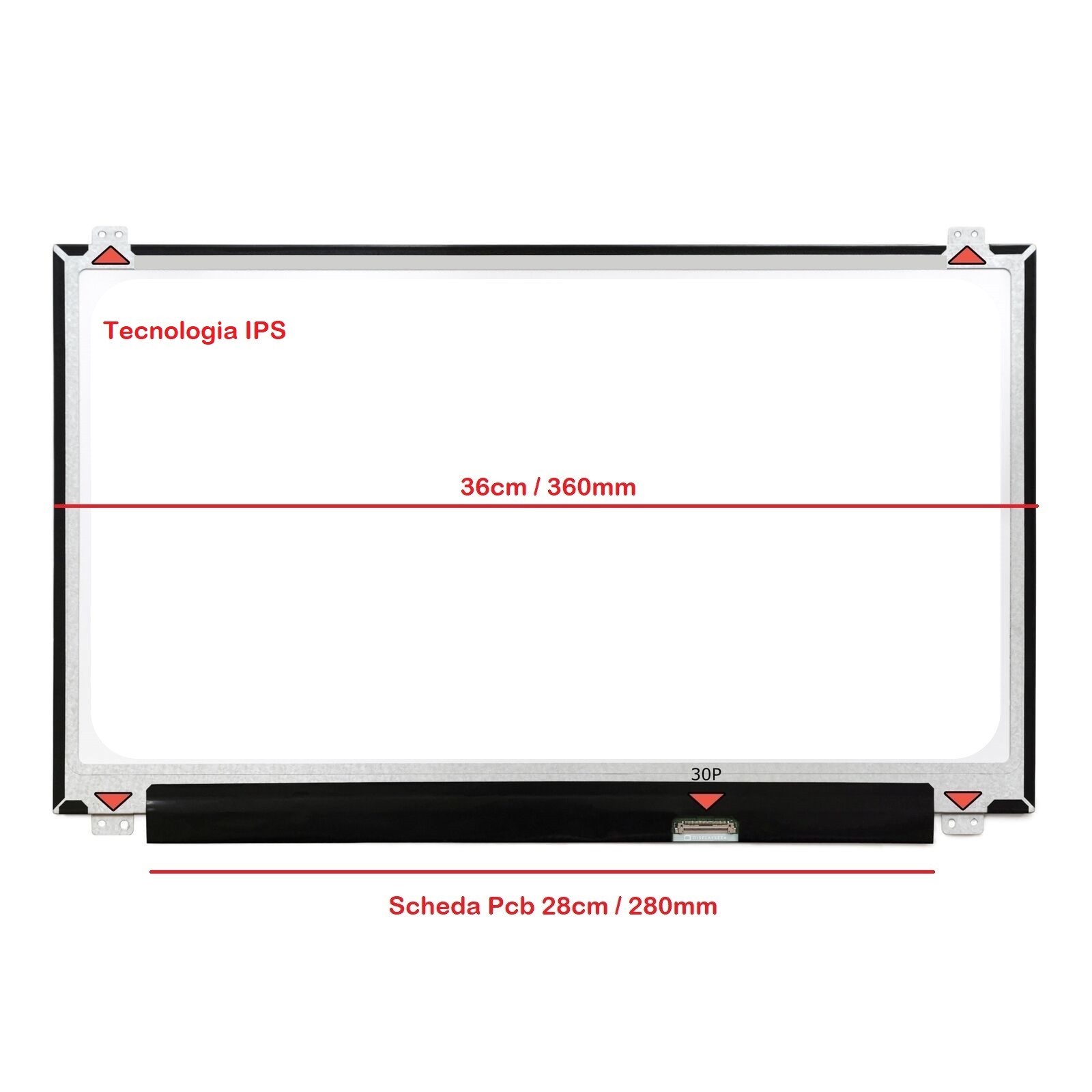 DISPLAY SCHERMO LCD Acer NH.GM1CN.002 15.6 1920x1080 LED 30 pin